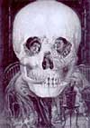 An illusion with a skull