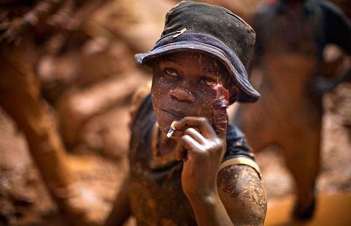 добыча золота в Конго