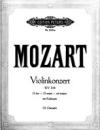 В. А. Моцарт Концерт для скрипки с оркестром No.3 (G-dur), KV.216